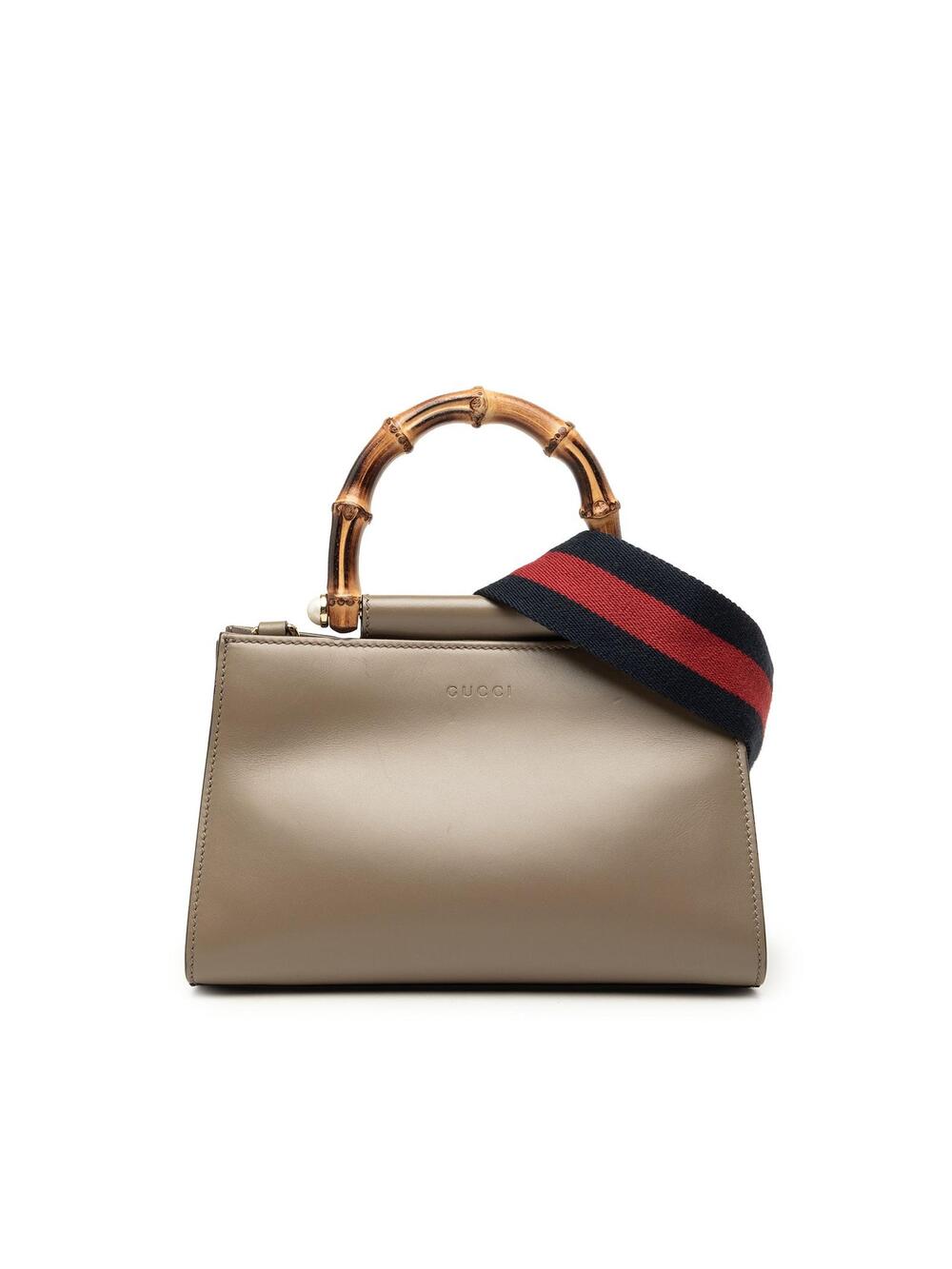Gucci Mini Calfskin Web Bamboo Nymphaea #342750G77B